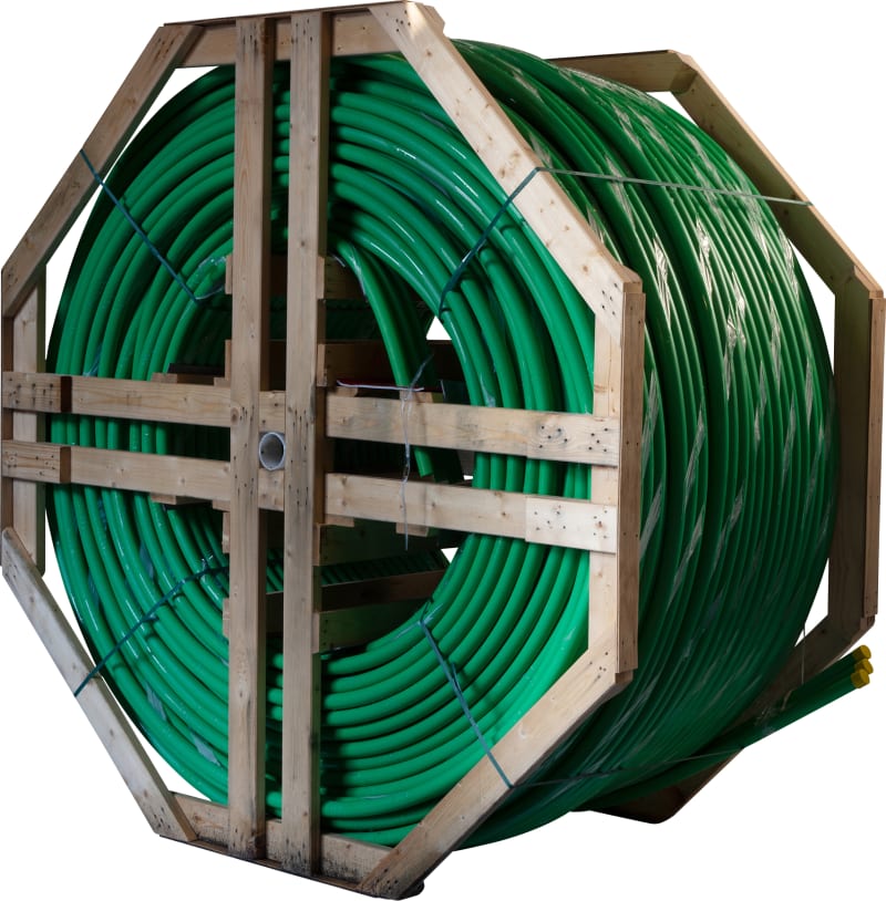 3-L DL FIBRE PIPE 40mm 500M Green (3220-40-3LGR)