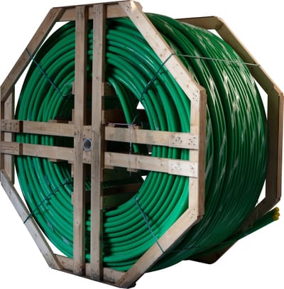 3-L SUB FIBRE PIPE 40mm 500M Green