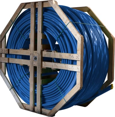 3-L SUB FIBRE PIPE 40mm 500M BLUE