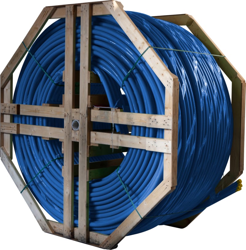 4-L DL FIBRE PIPE 40mm 375M BLUE (3220-40-4LBL)