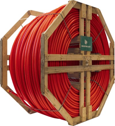 1-L DL FIBRE PIPE 40mm 1500M RED