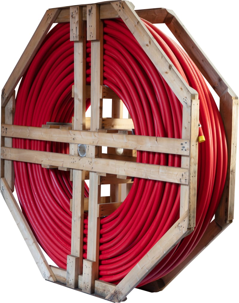 1-L DL FIBRE PIPE 40mm 500M RED (322040X3,7-500M)