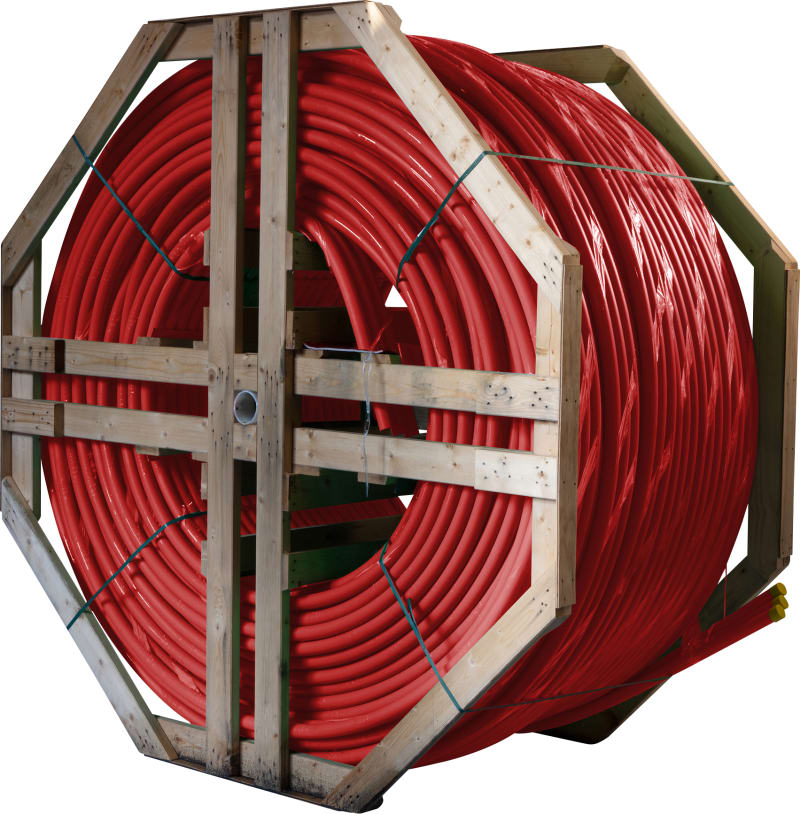 3-L DL FIBRE PIPE 40mm 500M RED (3220-40-3L)