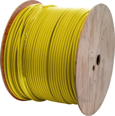 1-L DL FIBRE PIPE 20mm 600M Yellow