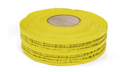 Notificationnett without WIRE 20cm 300M Yellow