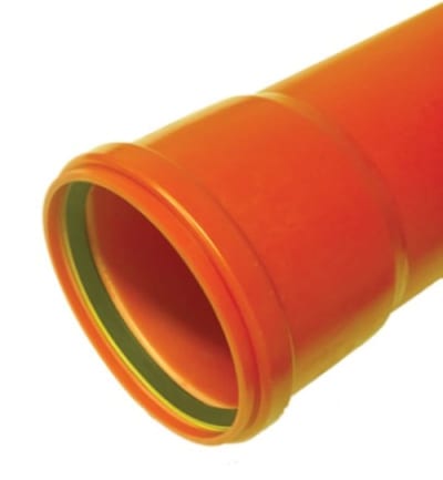 Smooth Cable Conduit 50mm PP Orange SN8 6M