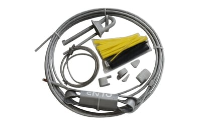 Guy Wire Set 50 mm² with Insulator, 14 m