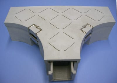 Acte 150 mm T-Piece for Composite Cable Duct