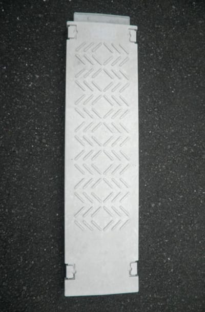 Acte WGRT-G135-L-S Cable Duct Cover, 135 mm, Composite
