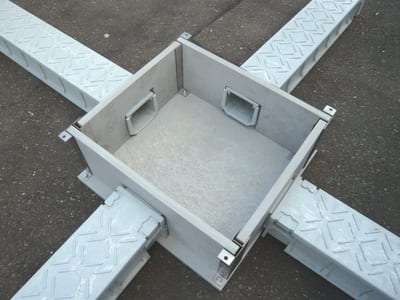 Acte GT-BB430C-RA Junction Box for Cable Duct, 430 mm, composite