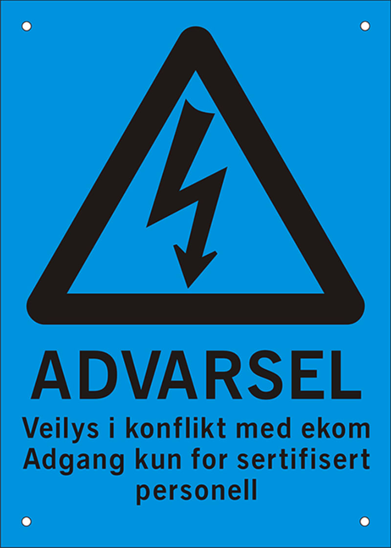 SIGN Street lighting in konflikt ekom (22575-1)