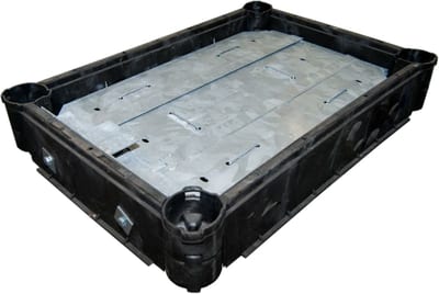 Melbye 2821341 FF9060 Inner Cover Section, Cast Iron 1020 x 715 mm