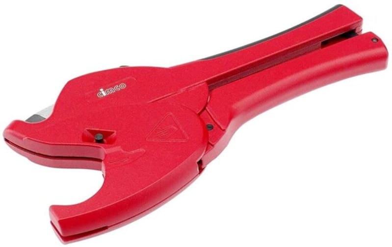 Cimco 120418 Pipe Cutter for Fibre and Plastic Pipe, 1–42 mm