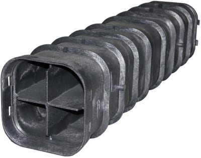 Melbye 4-Way Multi-Channel Clipless Duct 4x110 mm x 1 m