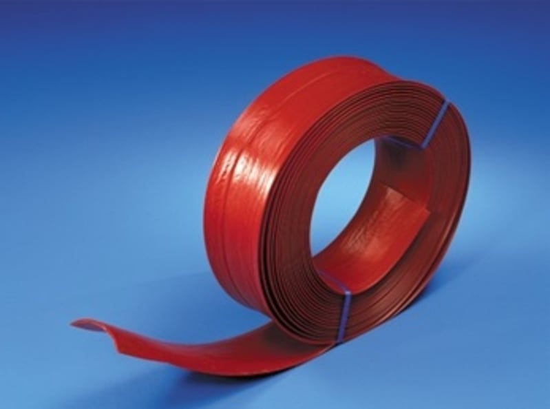 Cable Cover Plate 300X6MM PE RED L=25M (8101618)