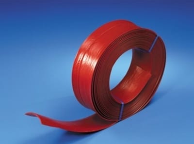 Cable Cover Plate 300X6MM PE RED L=25M
