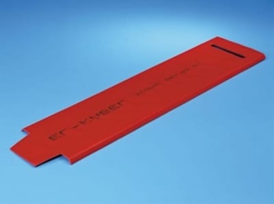 Cable Cover Plate 150X6MM PE RED L=1,2M
