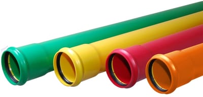 125/3,7MM-6M PVC Cable Conduit SN8 Yellow