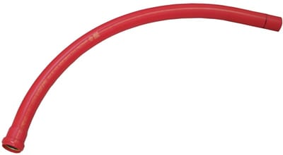 50MM-90° PVC Cable Conduit Bend R=0,6 RED