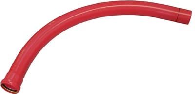 75MM-90° PVC Cable Conduit Bend R=0,6 RED