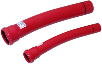 110MM-90° PVC Cable Conduit Bend R=2,0 RED