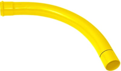 110MM-30° PVC Cable Conduit Bend R=2,0 Yellow