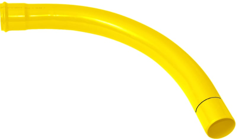 110MM-90° PVC Cable Conduit Bend R=2,0 Yellow (70007552)