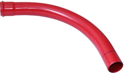 160MM-90° PVC Cable Conduit Bend R=2,0 RED