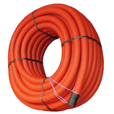 110MM-50M PE DV corrugated.cable conduit orange