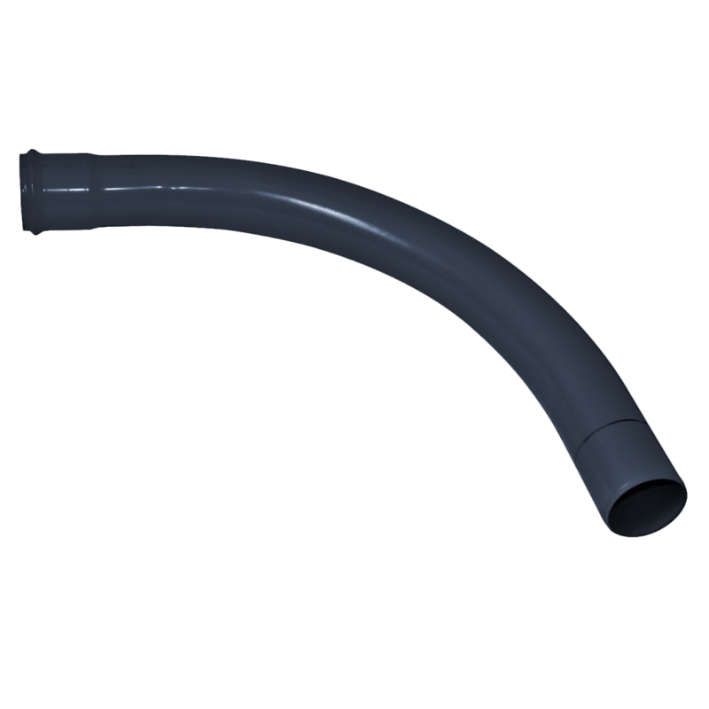 75MM-15° PVC Cable Conduit Bend R=2,0 Black (70016727)