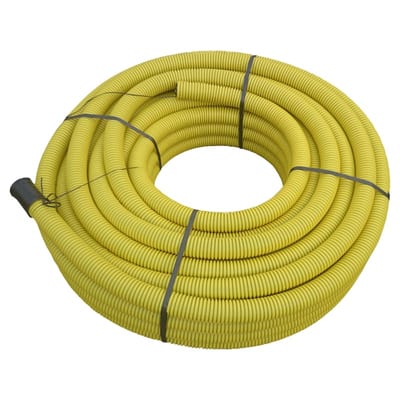110MM-50M PE DV corrugated cable conduit yellow