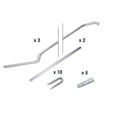 Iron Pole Strut 25 × 2230 mm