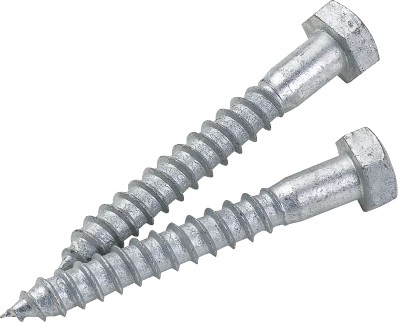 Brødr. Berntsen Hex Head Wood Screw 10 x 50mm DIN 571 Hot-Dip Galvanised (2853735)