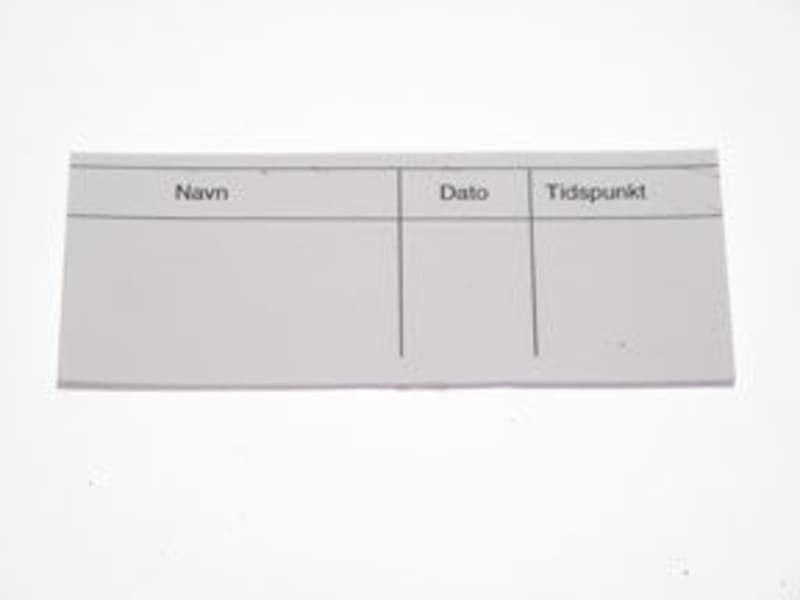 RESERVEBL.For Sign P230/M310-1 (105X40MM LARGE Block)
