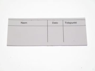 RESERVEBL.For Sign P230/M310-1 (105X40MM LARGE Block)