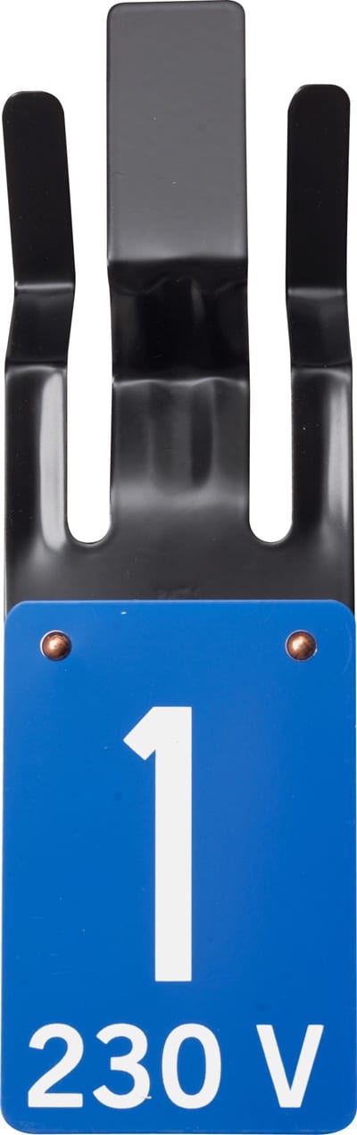 Sign KL45 BLUE/White TALL1 230V