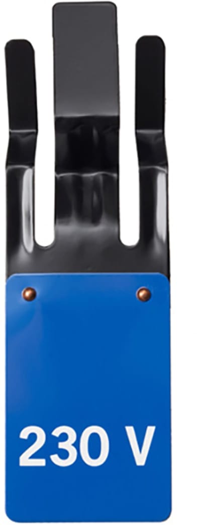 Linjeservice KL45 Blue/White 230 V Circuit Identification Sign