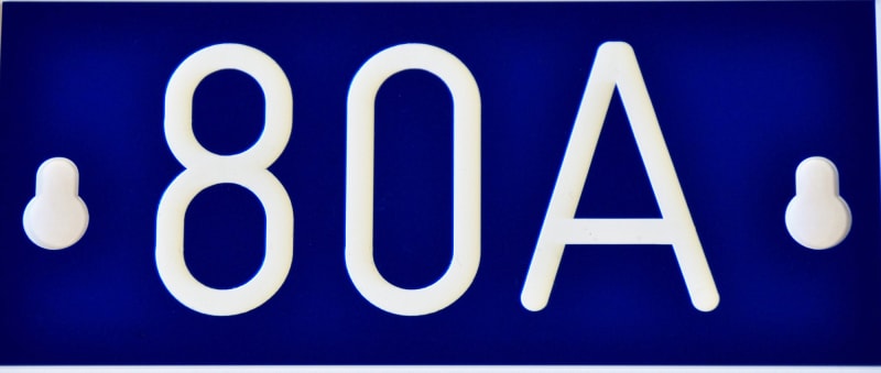 Marking Tag blue 80A (2858586)
