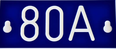 Marking Tag blue 80A