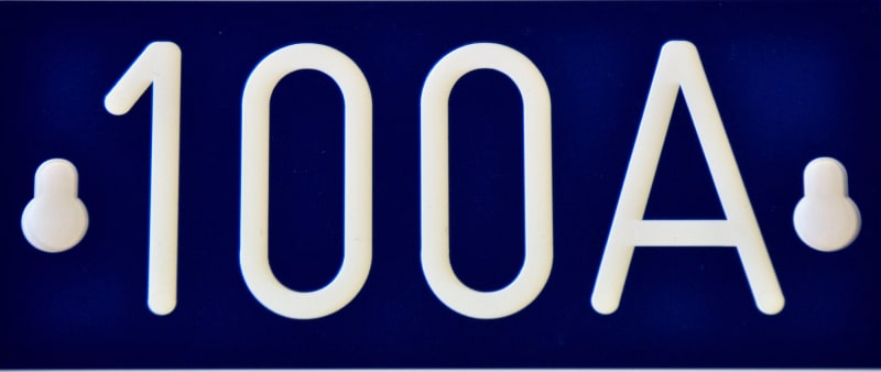 Marking Tag blue 100A (2858587)