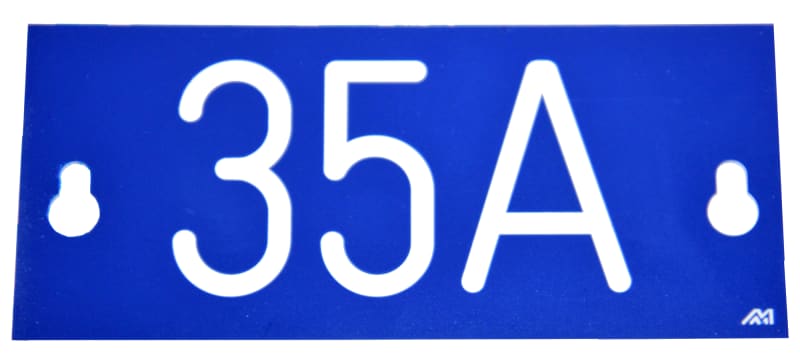 Merkelskilt blue 35A (2858596)