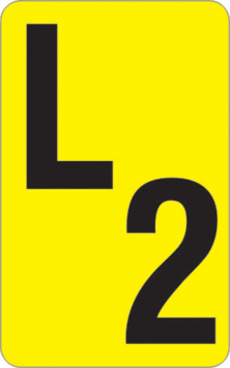 Sign "L1" 25X40 (S420)