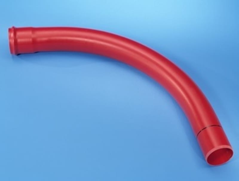 Long-Radius Bend 110mm PP 90 GR. R=600 RED (8068544)