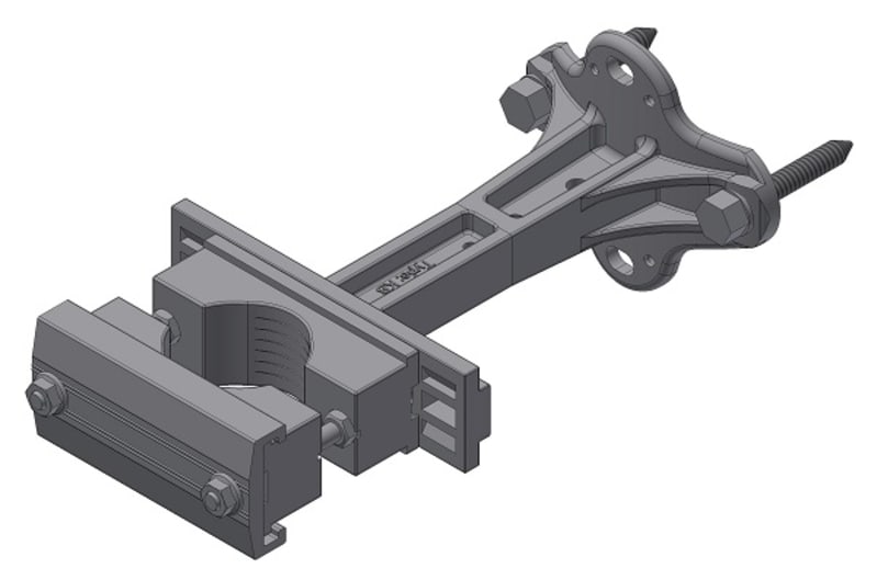 Cable Bracket with Clamp KKLF142 (2859345)