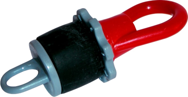 End Plug T/DL PIPE 40mm with HOOK RED/Black (8128077)