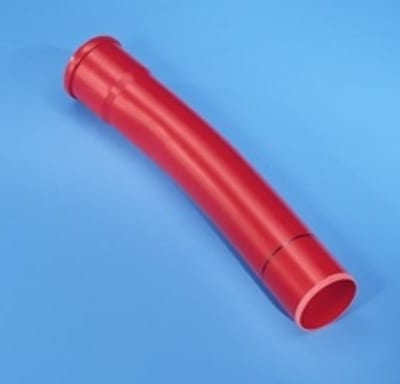 Long-Radius Bend 110mm PP 15 GR. R=2000 RED