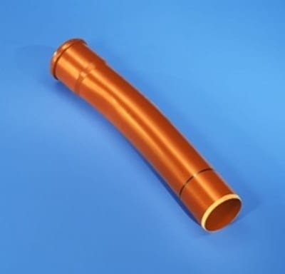 Long-Radius Bend 110mm PP 15 GR. R=2000 Orange