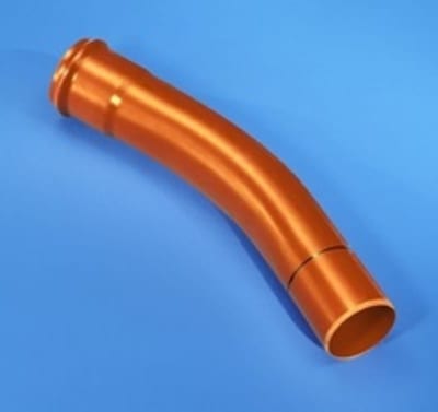 Long-Radius Bend 110mm PP 30 GR. R=2000 Orange