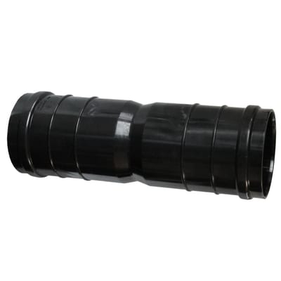 110 mm PE doublecoupling, long, black