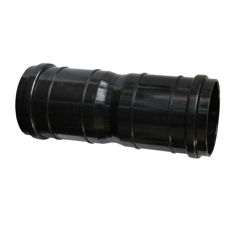 125 mm PE doublecoupling, long, black (70026692)